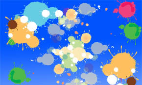Splash art Colored Vector